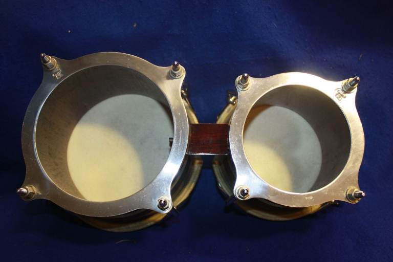 LP Matador Bongo Drums Dark Brown 7.1/4in + 8.5/8in Heads ~ Silver Hardware ~ £100 ono