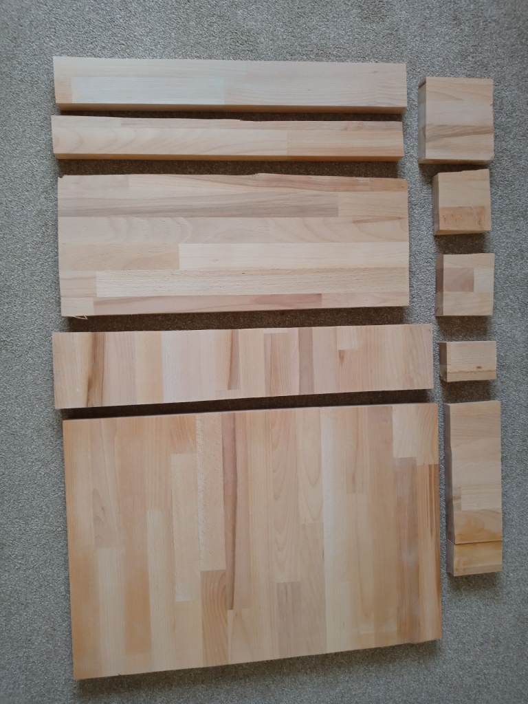 Offcuts / Pieces of Beech Hardwood - ideal for crafting diy, side/coffee table