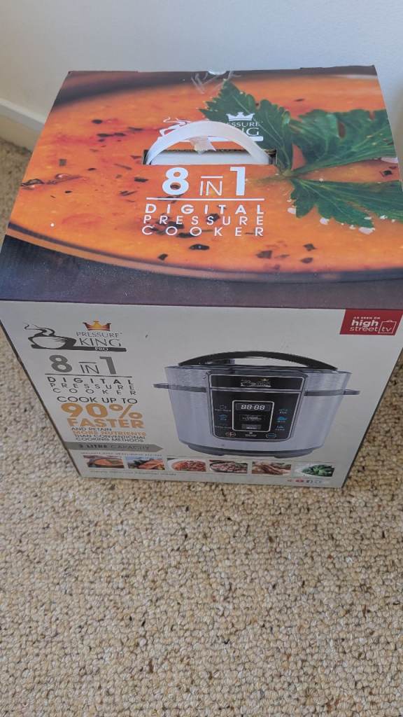 Pressure King 8-in-1 Digital Pressure Cooker 