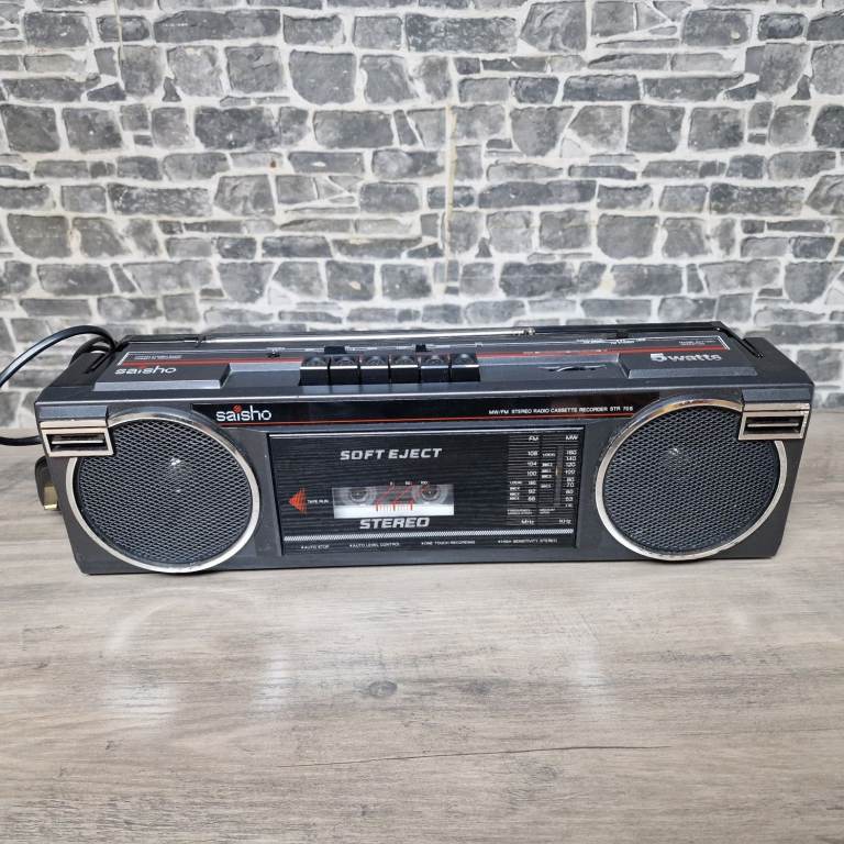 Vintage Bush Stereo Radio Cassette Recorder Boombox STR 705