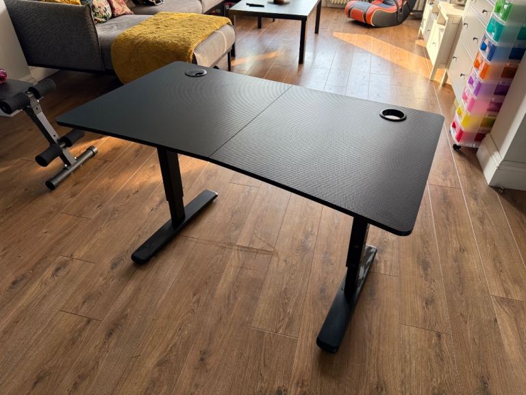 X Rocker Adjustable Gaming Desk - Black, Good Condition