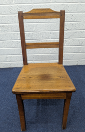 Oak chapel chair