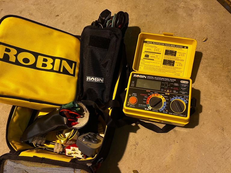 Robin KTS 1620 Digital Multifunction Tester Continuity, Insulation, Loop PSC RCD