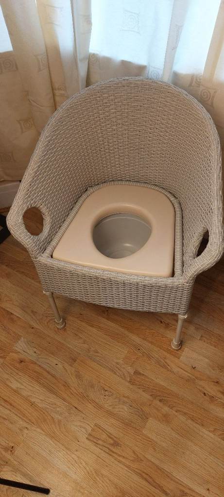 NRS Healthcare Walton Height Adjustable Commode Chair, 