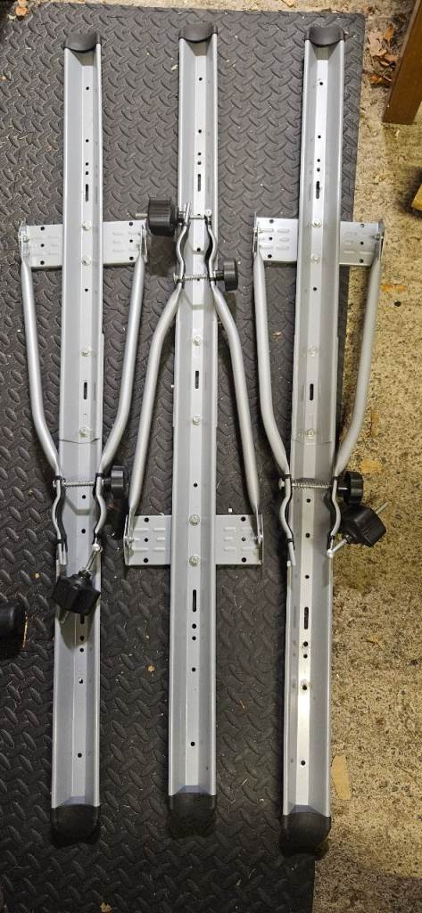 3 x Halfords Roof Mount Bike Rack