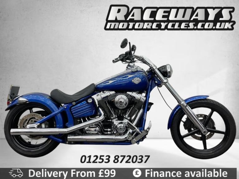 HARLEY DAVIDSON FXCWC ROCKER C BLUE , 2009 58 REG, 16,410 MILES, VANCE and HIN