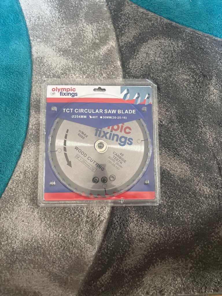 Olympic Fixings TCT Circular Saw Blade - NEW, Wood Cutting