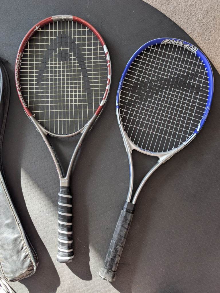 HEAD & Slazenger Tennis Racquets with Covers