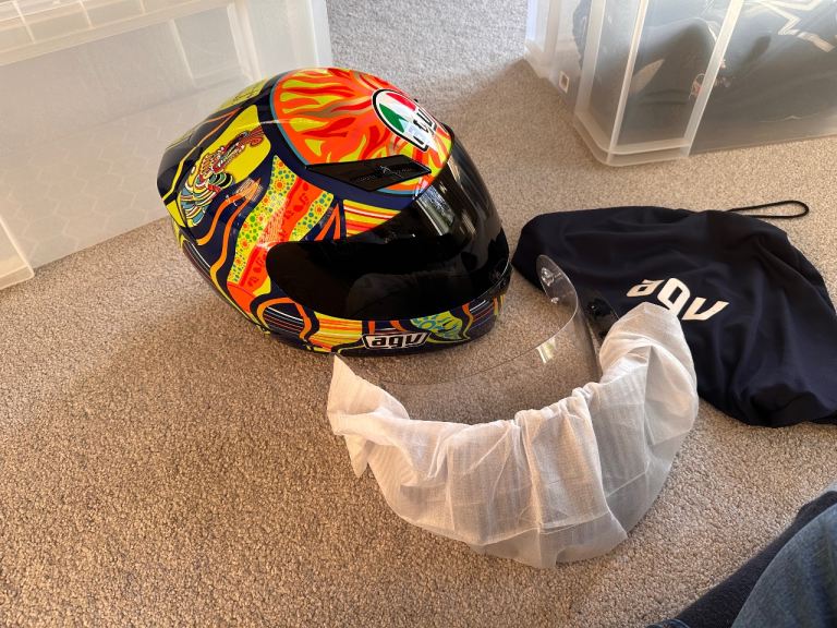 image for AGV k-3 Rossi Motorbike Helmet Xl. Immaculate