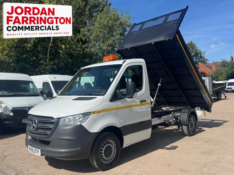 2019 MERCEDES SPRINTER 314 2.1 SINGLE CAB EURO 6 TIPPER STEEL BODY 1 OWNER