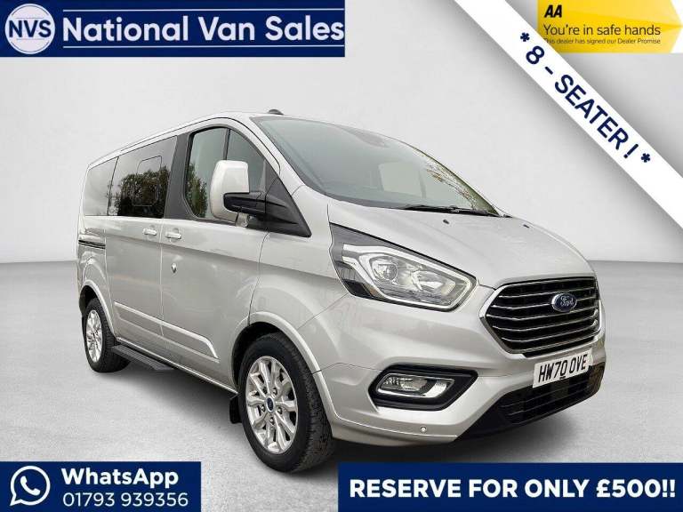 2020 Ford Tourneo Custom 2.0 320 EcoBlue Titanium Auto L1 Euro 6 (s/s) 5dr MPV Diesel Automatic