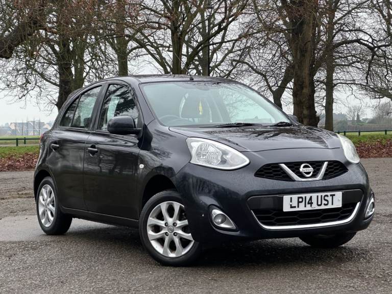 2014 Nissan Micra Acenta 2014 – 37,000 Mileage MOT Jan 2027, £35 Tax Black 5 Door