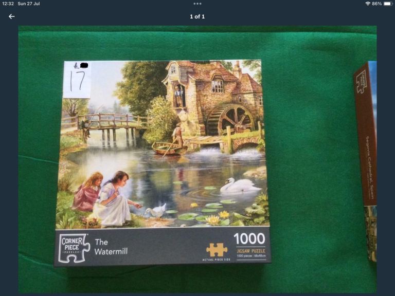 1,000 piece the watermill puzzle *ALL PUZZLES 4 for £10*