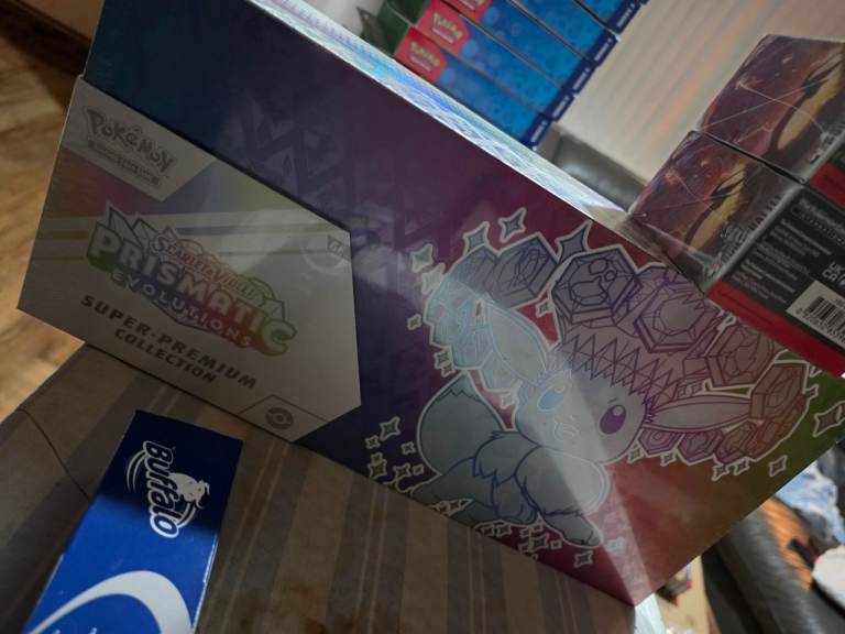 Brand New Sealed Pokemon Prismatic Super Premium Collection Box Set