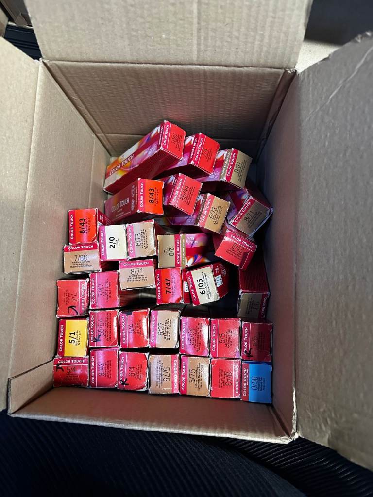Lot of Wella Colour Touch Hair Colour