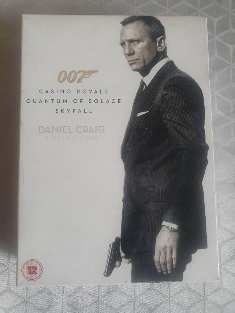 James Bond trilogy box set.