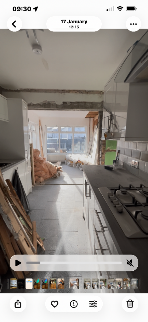 White gloss Fitted kitchen clearance, built in gas hob, gas oven, microwave 