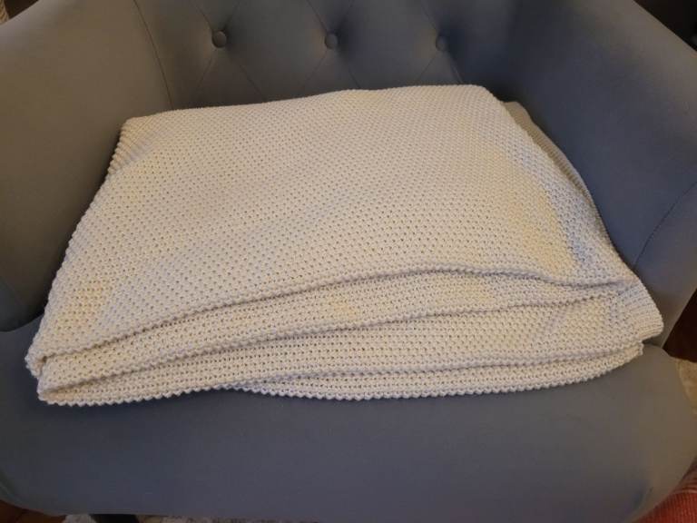 Ikea HUMLEMOTT Throw, off-white, 130x170 cm