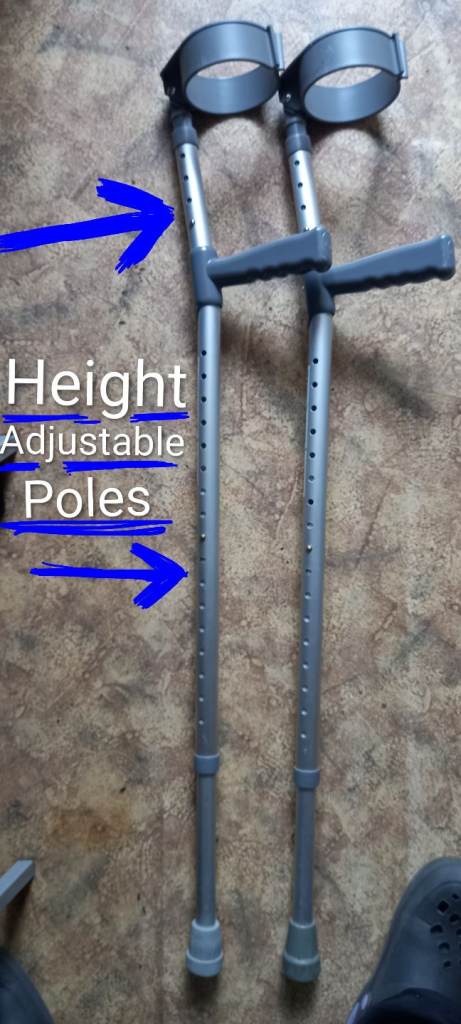 CRUTCHES (Height Adjustable)
