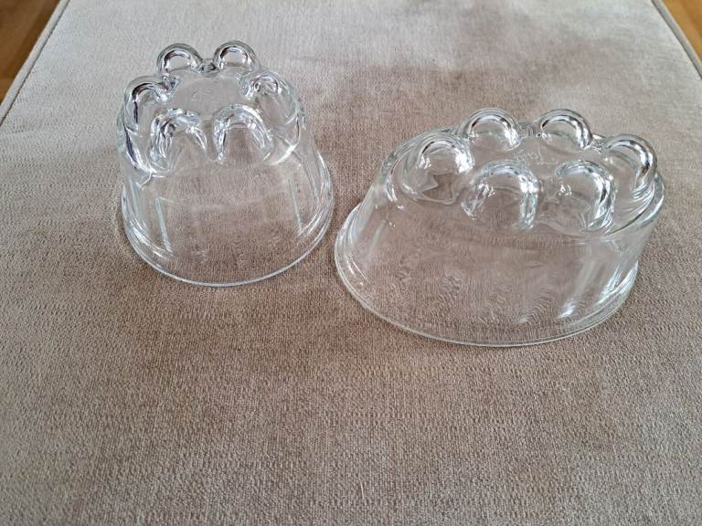 Jelly Moulds pair vintage style jelly moulds 