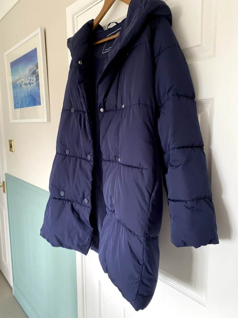 Navy Blue Ladies Papaya Outerwear Coat Size 10