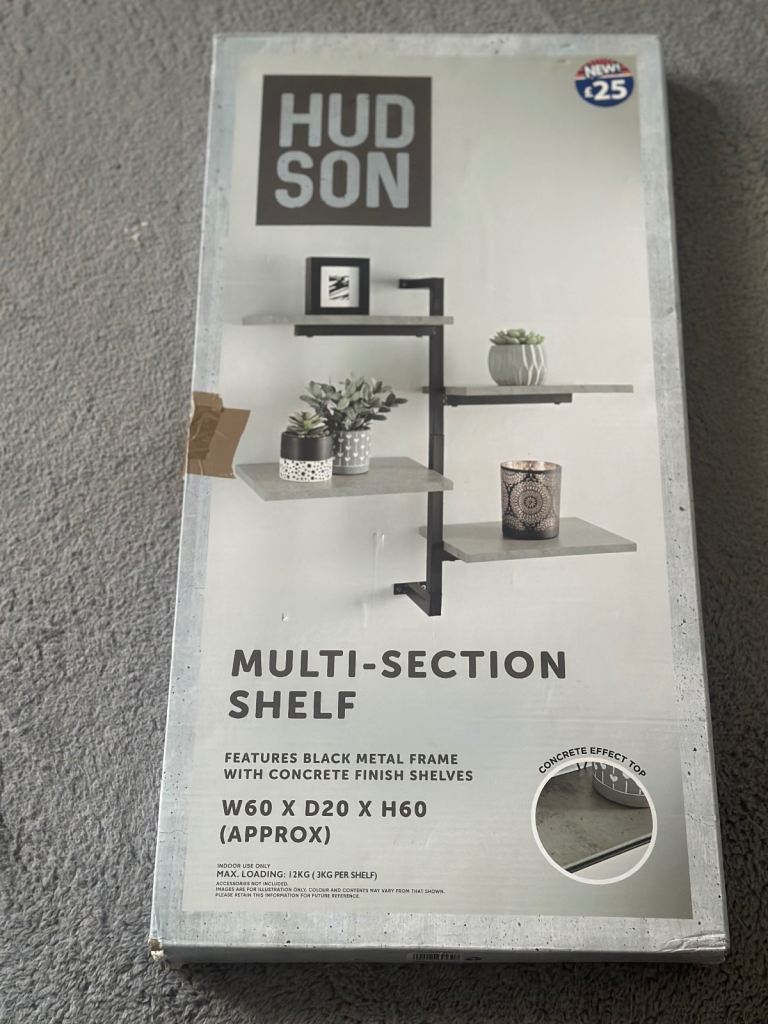 Heavy Multi section Shelf