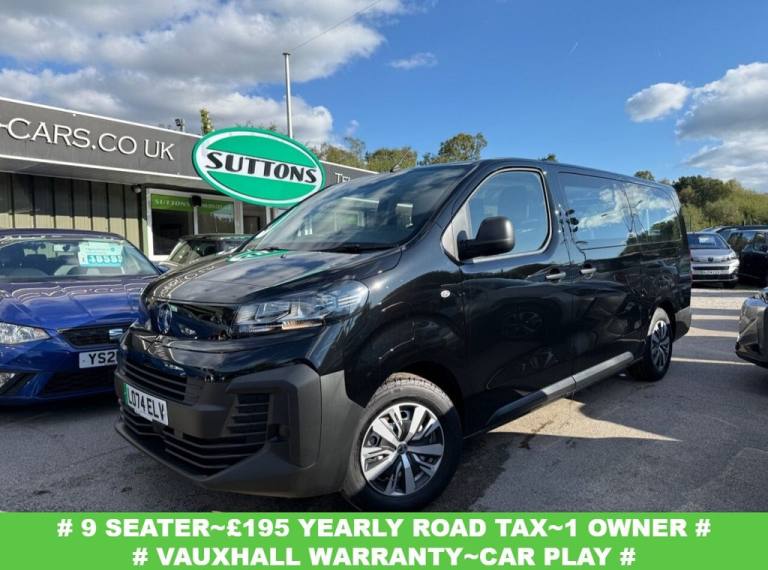 2025 Vauxhall Vivaro Life 75kWh Combi XL MPV 5dr Electric Auto LWB (9 Seat, 7.4kW Charger) (136 p...