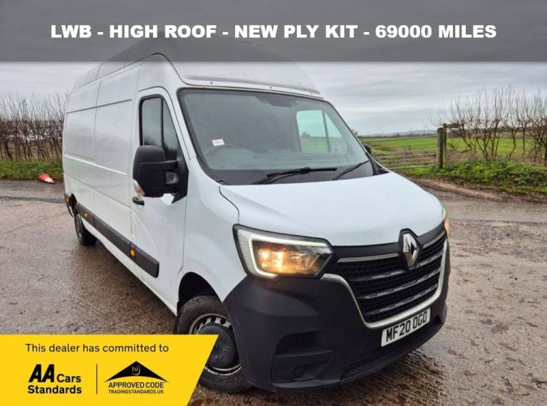2020 20 RENAULT MASTER 2.3 DCI 35 BUSINESS PANEL VAN 4DR DIESEL MANUAL FWD LWB H