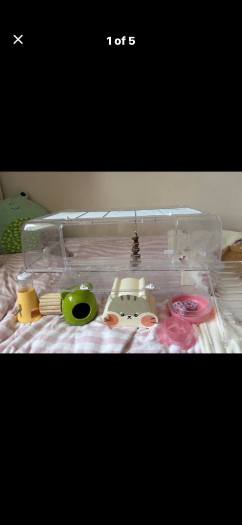 Pawhut cage with accessories!!