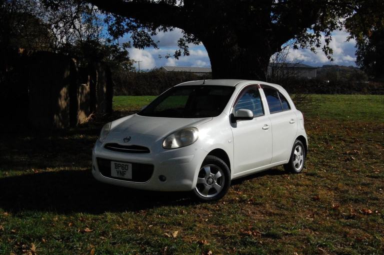 NISSAN MICRA MARCH White Auto Petrol 2010