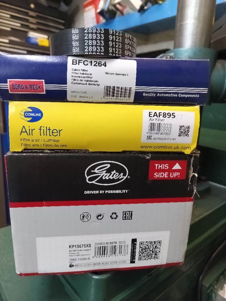 renault/nissan k9k 1.5 diesel engine timing belt kit