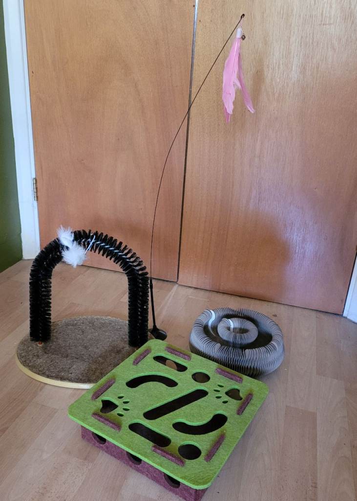 FREE - Selection of cat toys