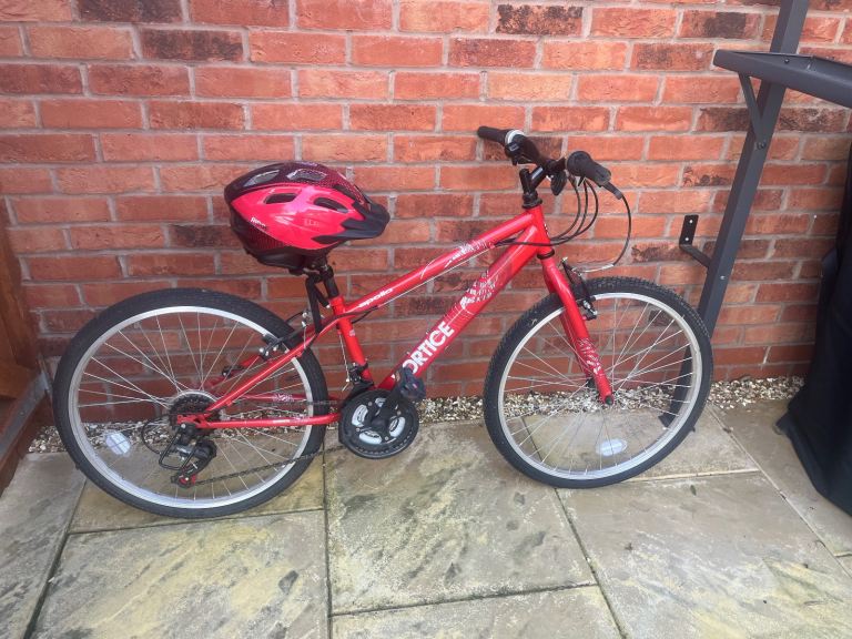 Apollo Vortex Red Cycle and safety helmet