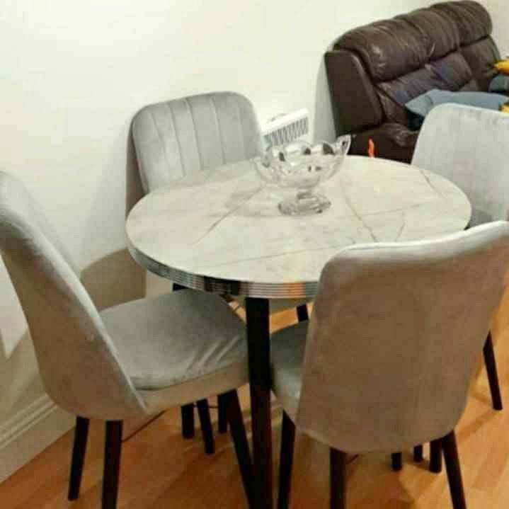 dining table and chairs.