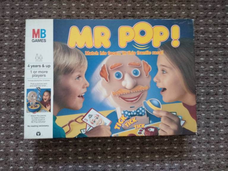 Vintage MB Games Mr Pop Board Game in very good condition