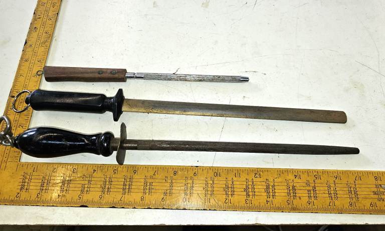 Three Kitchen Knife Sharpeners , Vintage