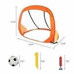 Brand New Kids Childs Football Training Soccer Pop Up Goal Post Net Outdoor Garden Toy