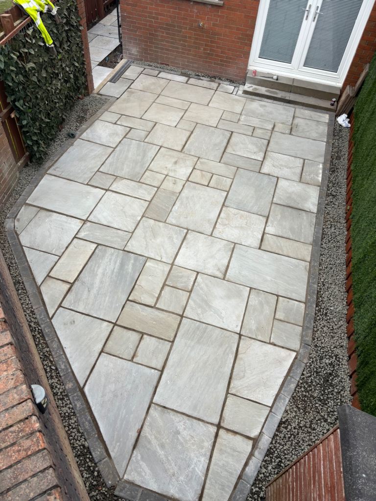 Landscaping patios fencing turfing slabbing  garden tidy ups storm damage