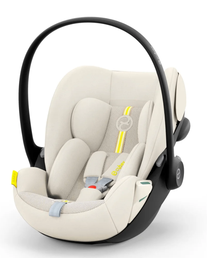 New Cybex Cloud G i-Size PLUS Rotating Baby Car Seat - Seashell Beige