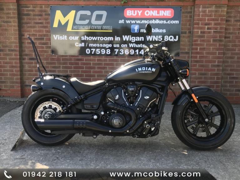Indian Scout Bobber +Tech 1250 2025 reg