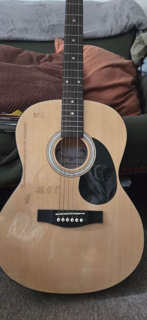 Martin Smith Acoustic Guitar – W-100-N-PK, Natural