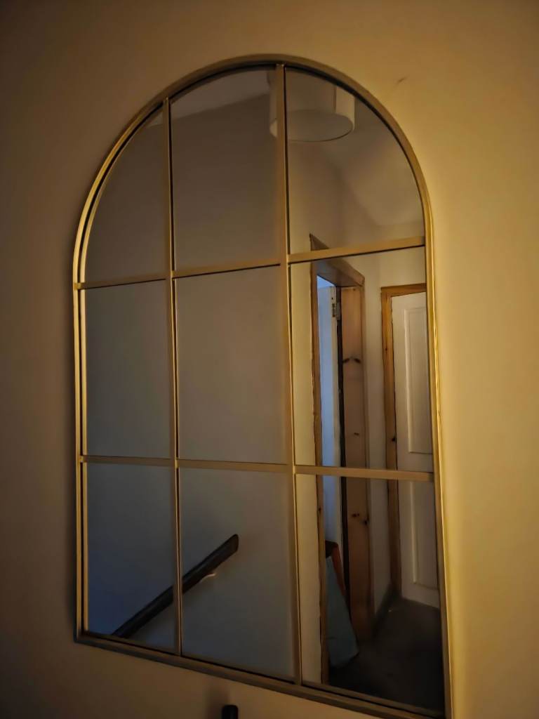 Gold Arch Mirrors x 3 