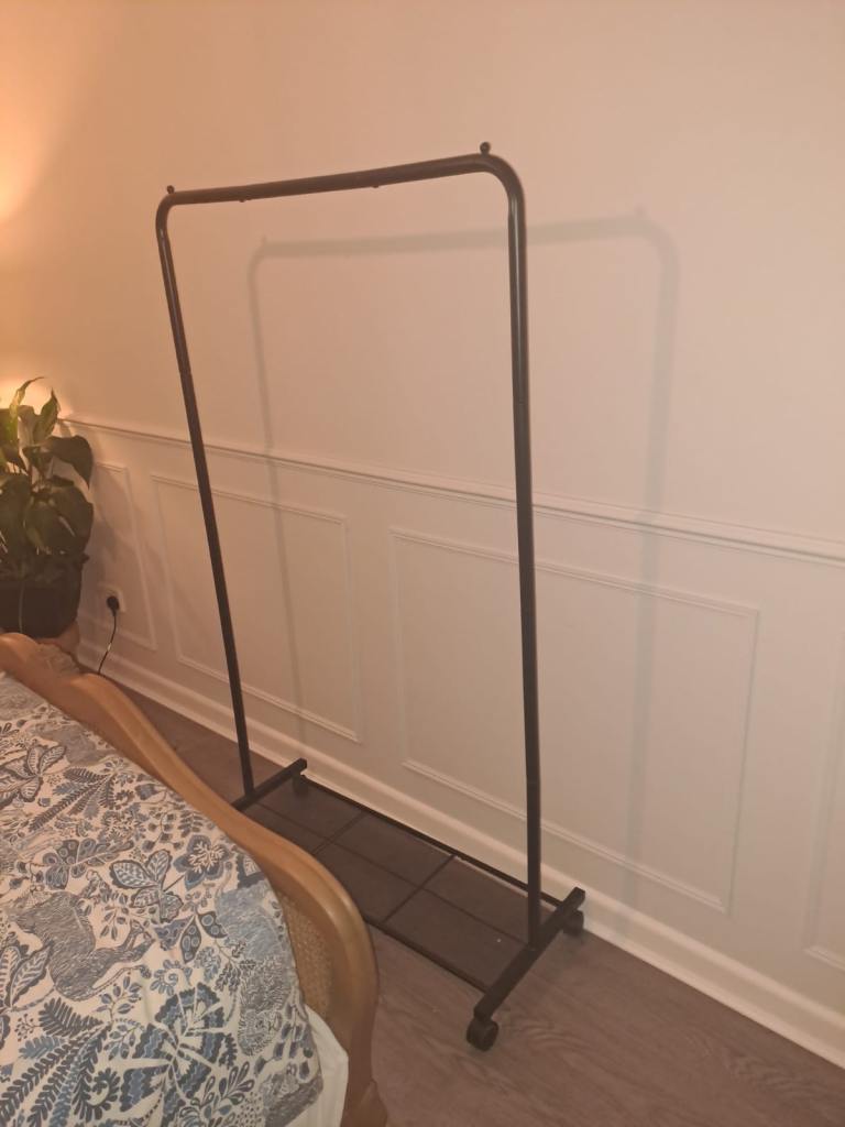 All Black Clothes Rack 