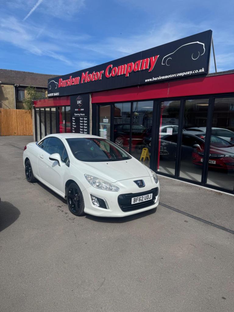 2012 Peugeot 308 2.0 HDi 163 Allure 2dr Auto CONVERTIBLE DIESEL Automatic