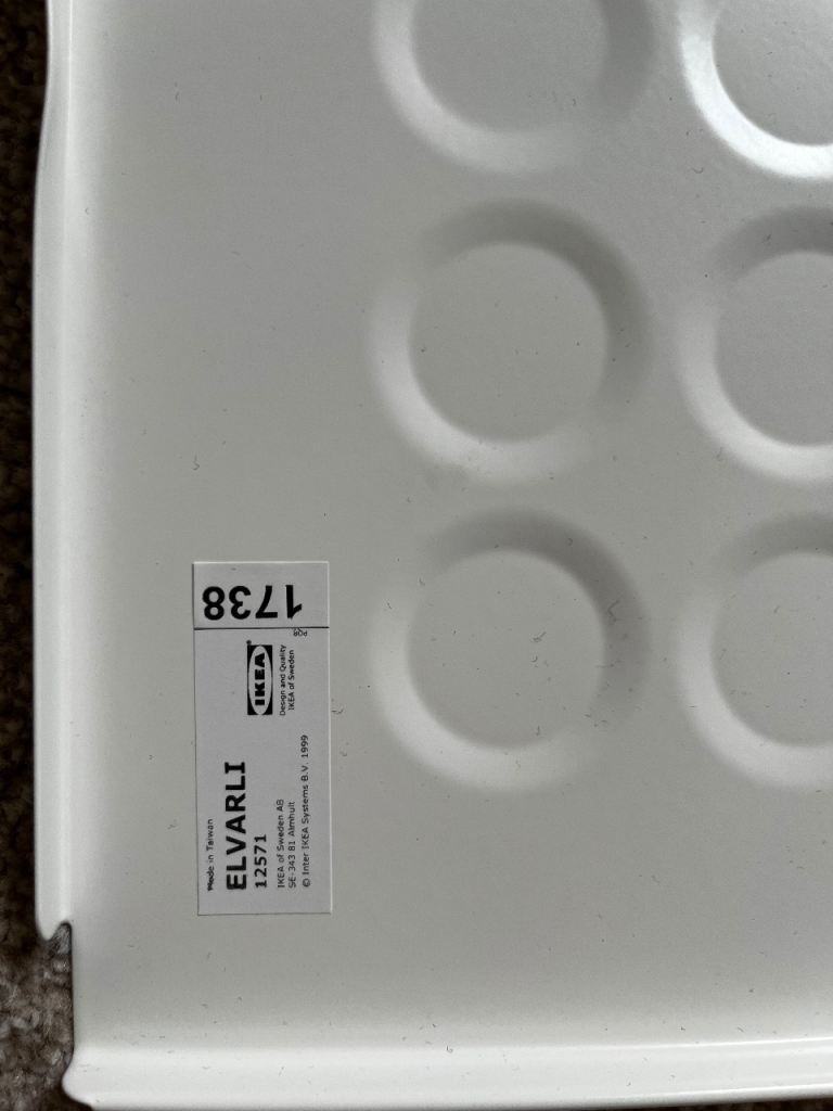 8 Elvarli Ikea shelves RRP £160