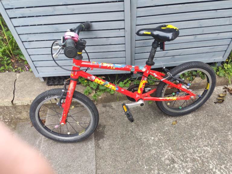 Kids frog bike red, 16" Wheels