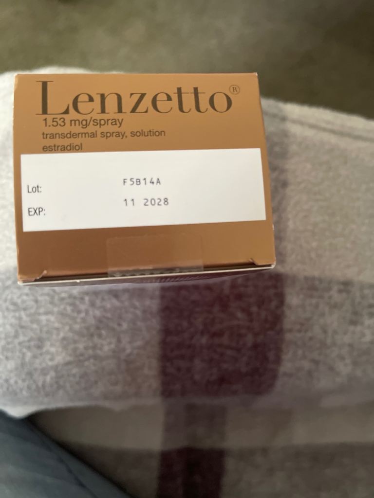 Lenzetto Transdermal Spray - Unopened, New Condition