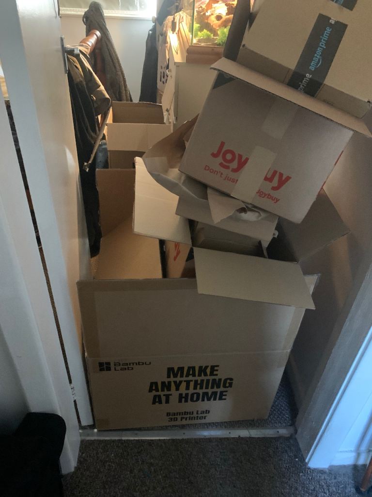 Four boxes