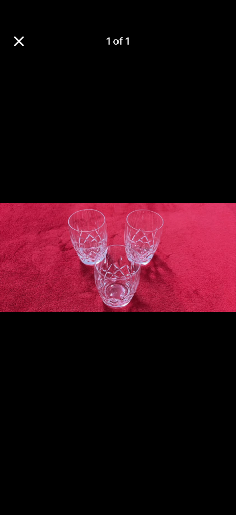 Crystal glasses 