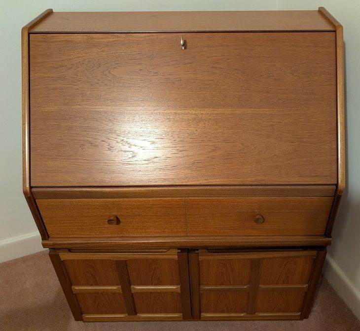 Teak Writing Desk/Bureau